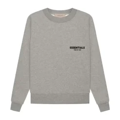 FOG Essentials Crewneck Dark Oatmeal (FW22) ||Plus Fashion