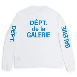 Gallery Dept. French Collector L/S Tee White Blue ||Plus Fashion