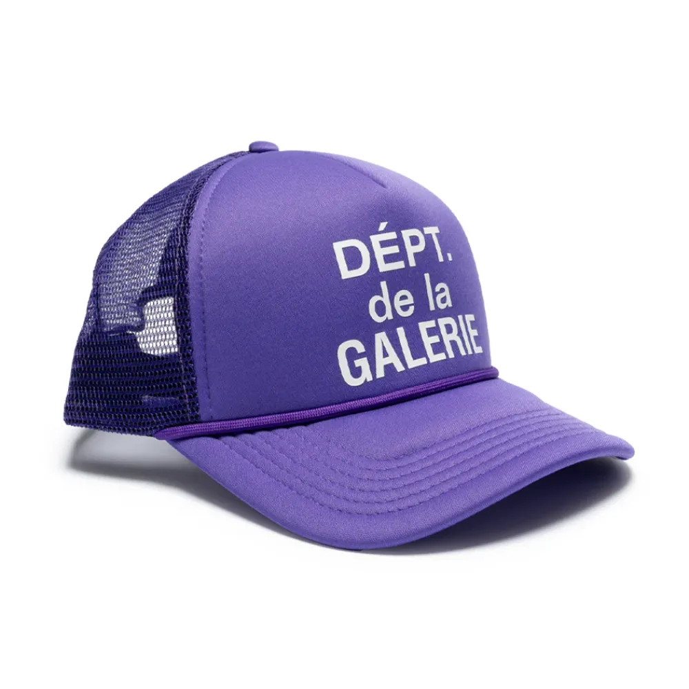 Gallery Dept. French Logo Trucker Hat Purple ||Plus Online