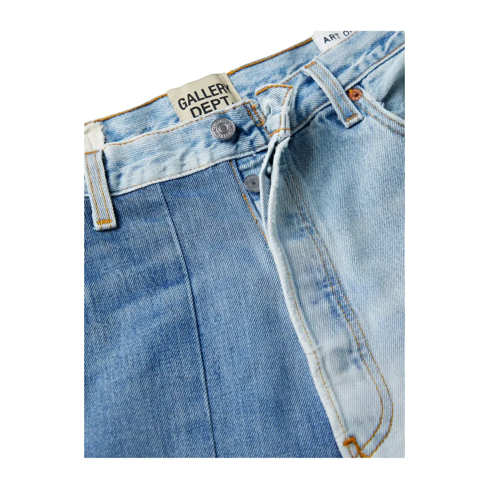 Gallery Dept. Ken Slim-Fit Panelled Distressed Jeans ||Plus Fashion