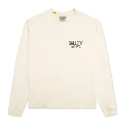 Gallery Dept. Souvenir L/S T-Shirt Cream ||Plus Clearance