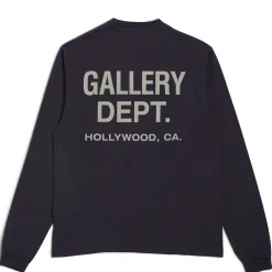 Gallery Dept Souvenir L/S Tee Black ||Plus Outlet