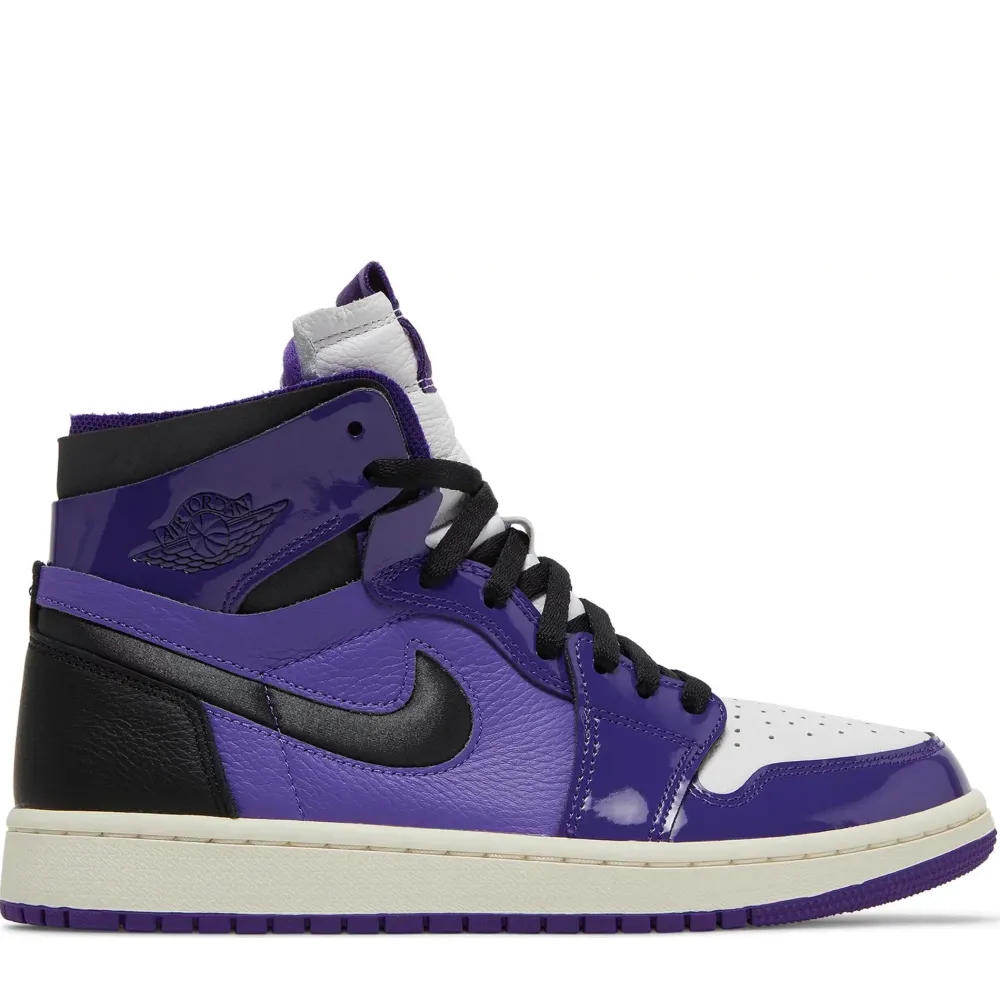 Jordan 1 High Zoom Air CMFT Purple Patent (W) ||Plus Fashion