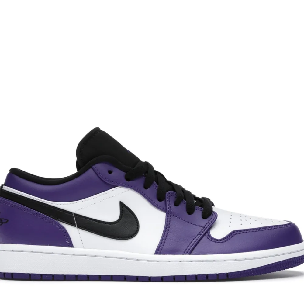 Jordan 1 Low Court Purple White ||Plus Fashion