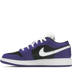 Jordan 1 Low Court Purple Black (GS) ||Plus New
