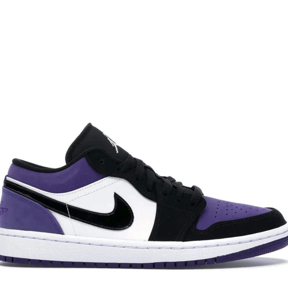 Jordan 1 Low Court Purple ||Plus Clearance