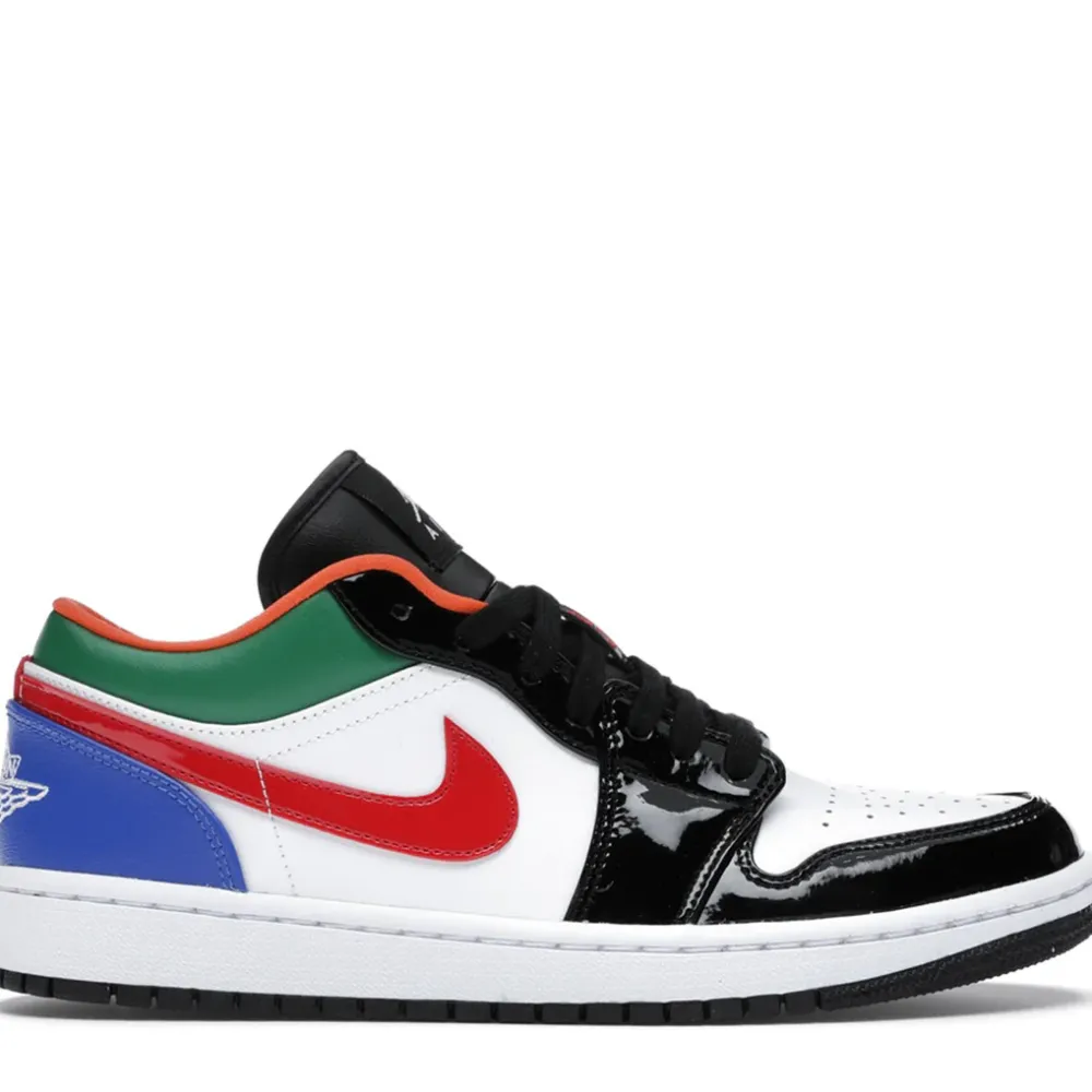 Jordan 1 Low Multi-Color Black Toe (W) ||Plus Fashion