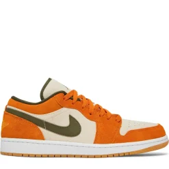 Jordan 1 Low Orange Olive ||Plus New