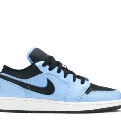 Jordan 1 Low University Blue Black (GS) ||Plus New