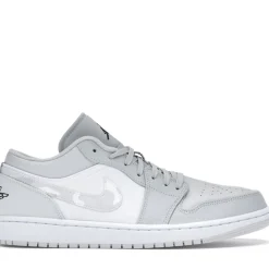 Jordan 1 Low White Camo ||Plus Fashion