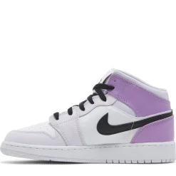 Jordan 1 Mid Barely Grape (GS) ||Plus Fashion