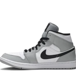Jordan 1 Mid Light Smoke Grey ||Plus Best