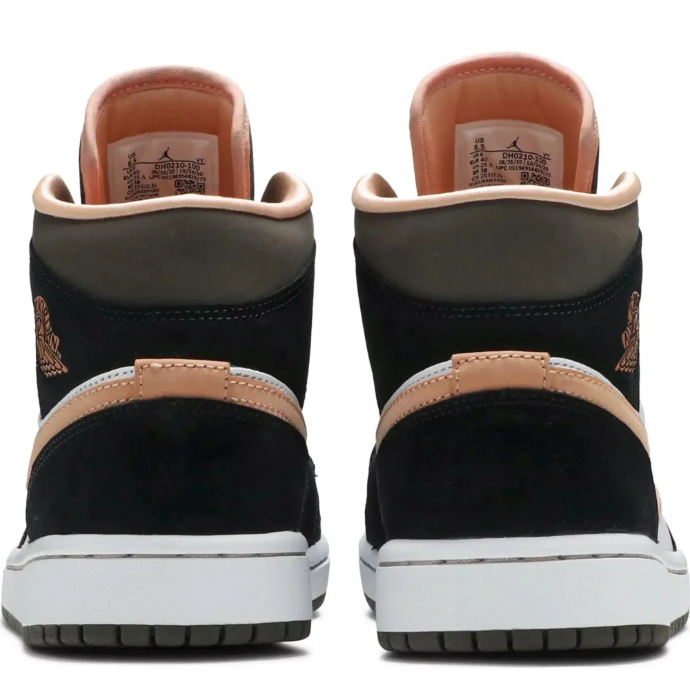 Jordan 1 Mid Peach Mocha (W) ||Plus Outlet