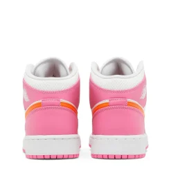 Jordan 1 Mid Pinksicle Safety Orange (GS) ||Plus Online