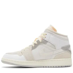 Jordan 1 Mid SE Craft Inside Out White Grey (GS) ||Plus Sale