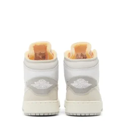 Jordan 1 Mid SE Craft Inside Out White Grey (GS) ||Plus Sale