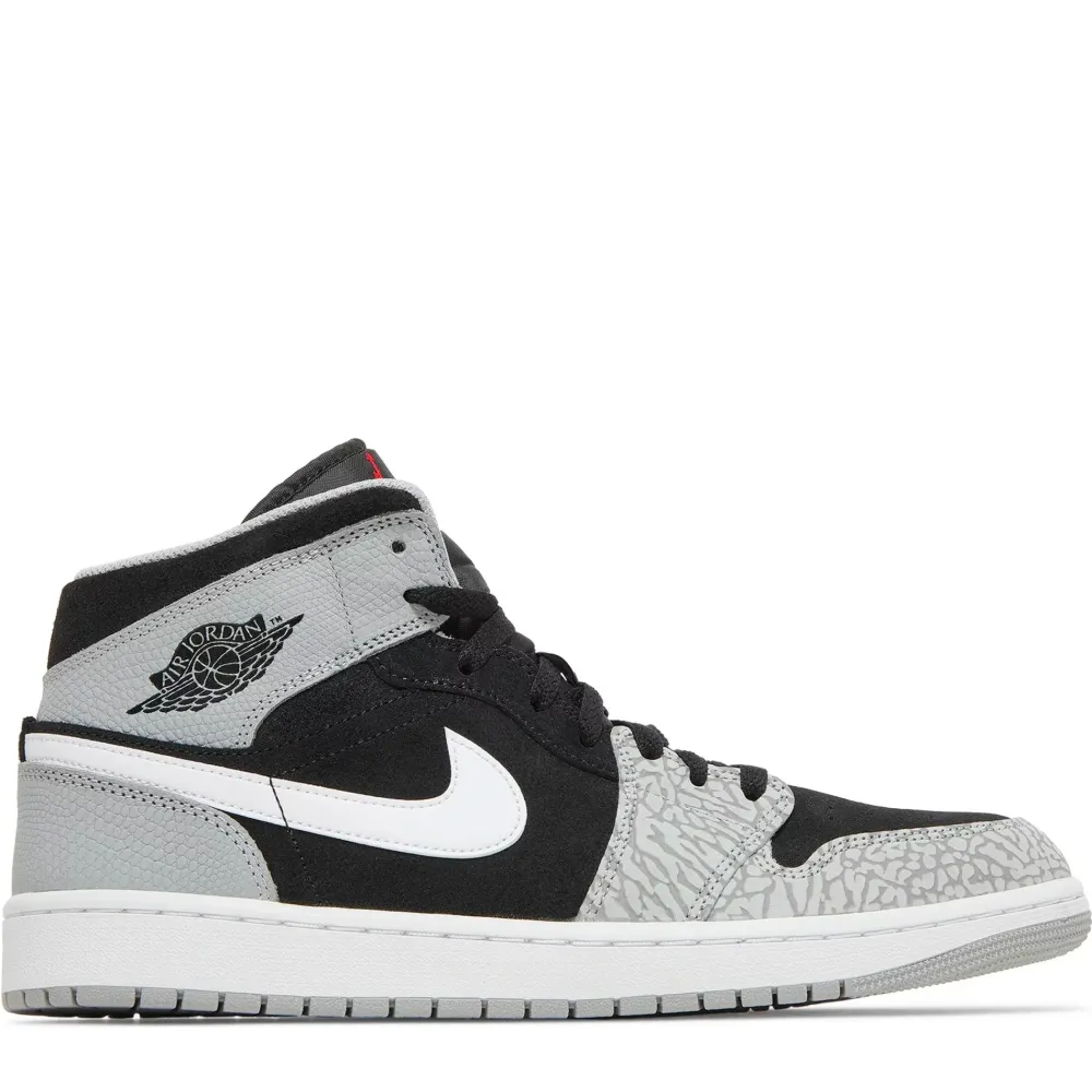 Jordan 1 Mid SE Elephant Print (GS) ||Plus Fashion