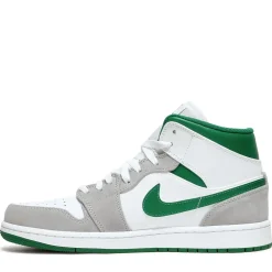 Jordan 1 Mid SE White Pine Green Smoke Grey|Plus Hot