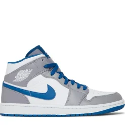 Jordan 1 Mid True Blue ||Plus Clearance