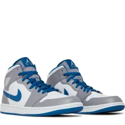 Jordan 1 Mid True Blue ||Plus Clearance