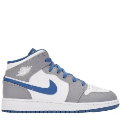 Jordan 1 Mid True Blue Cement (GS) ||Plus Clearance