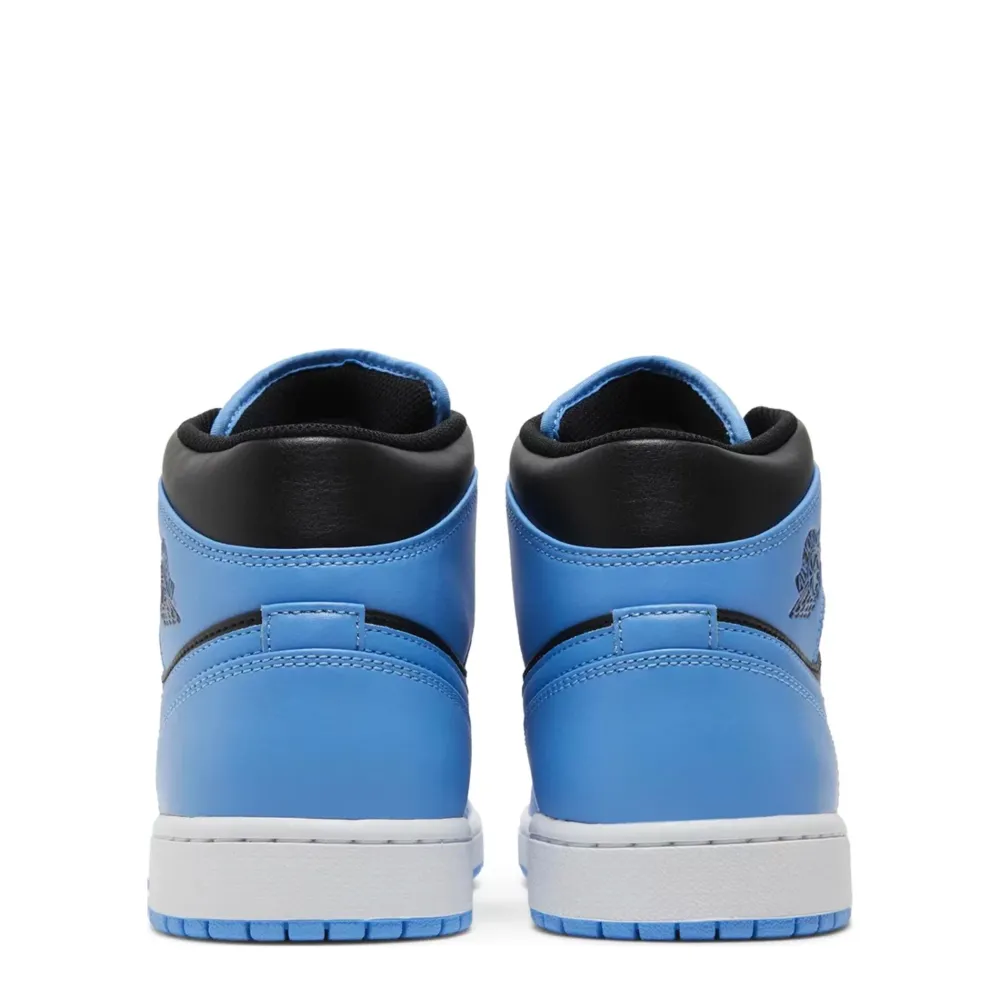 Jordan 1 Mid University Blue Black (GS) ||Plus New