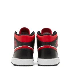 Jordan 1 Mid White Black Red (2022) ||Plus Discount