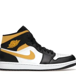 Jordan 1 Mid White Pollen Black ||Plus Outlet