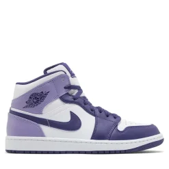 Jordan 1 Mid White Sky J Purple / Blueberry (GS) ||Plus Fashion