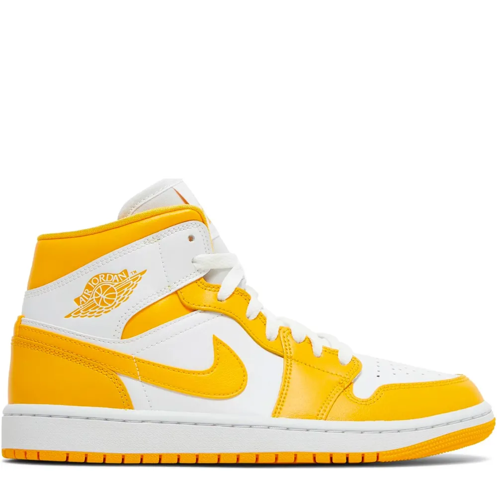 Jordan 1 Mid White University Gold (W) ||Plus Discount