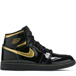 Jordan 1 Retro High Black Metallic Gold 2020 (GS) ||Plus Online