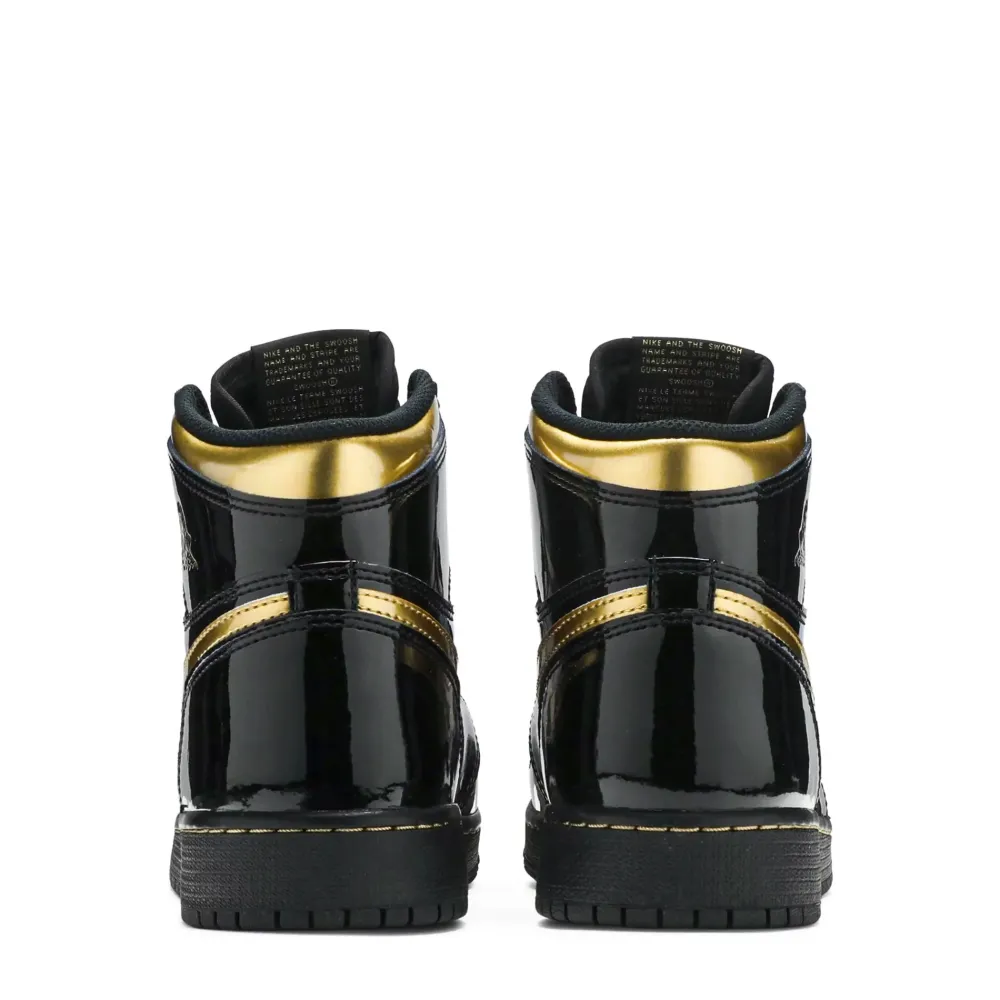 Jordan 1 Retro High Black Metallic Gold 2020 (GS) ||Plus Online