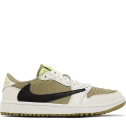 Jordan 1 Retro Low Golf Travis Scott Neutral Olive ||Plus Discount
