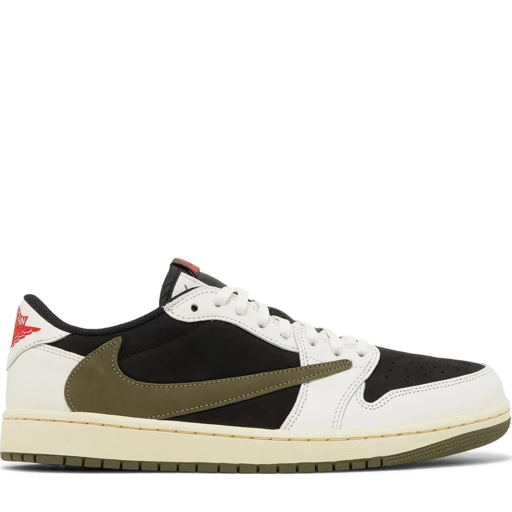 Jordan 1 Retro Low OG SP Travis Scott Olive (W) ||Plus Fashion