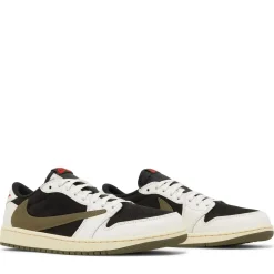 Jordan 1 Retro Low OG SP Travis Scott Olive (W) ||Plus Fashion