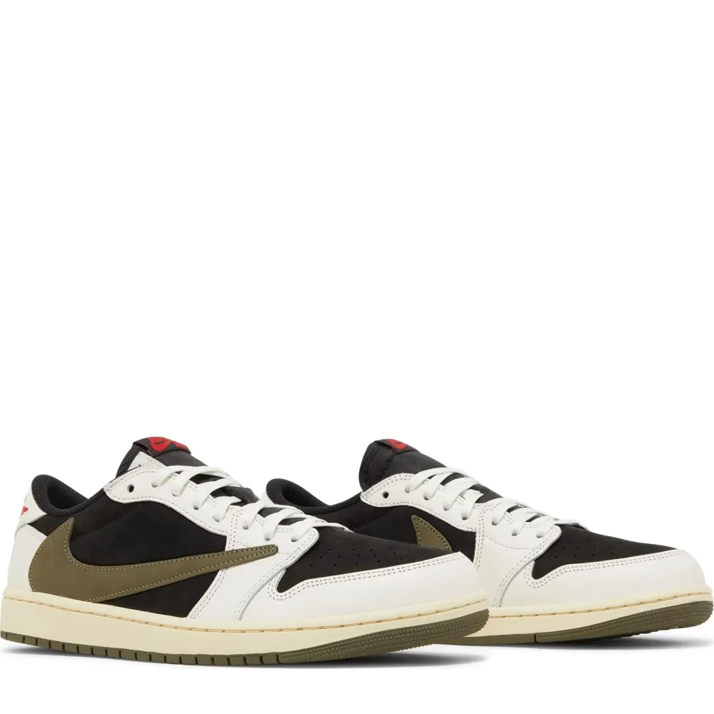 Jordan 1 Retro Low OG SP Travis Scott Olive (W) ||Plus Fashion