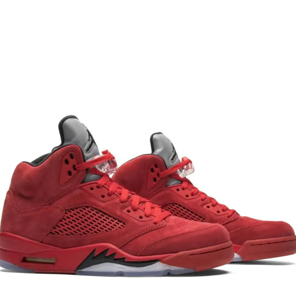 Jordan 5 Retro Red Suede ||Plus Fashion