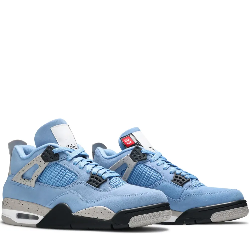 Jordan 4 Retro University Blue (GS) ||Plus Fashion