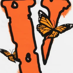 Juice Wrld x Vlone Butterfly T-Shirt White ||Plus New