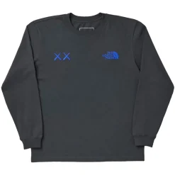 Kaws x The North Face L/S Tee Asphalt Grey ||Plus Outlet