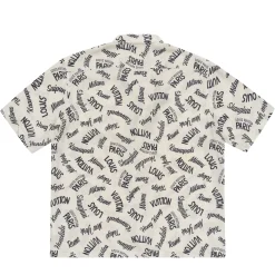 Louis Vuitton Cities Silk Button Down Shirt White ||Plus Online