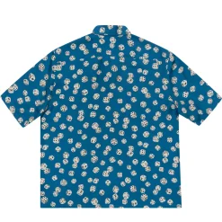 Louis Vuitton Dice Silk Button Down Shirt Blue (SS19) ||Plus Best