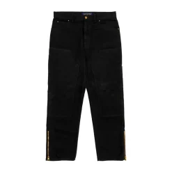 Louis Vuitton Monogram Detail Carpenter Denim Pants Black (FW22) ||Plus Online