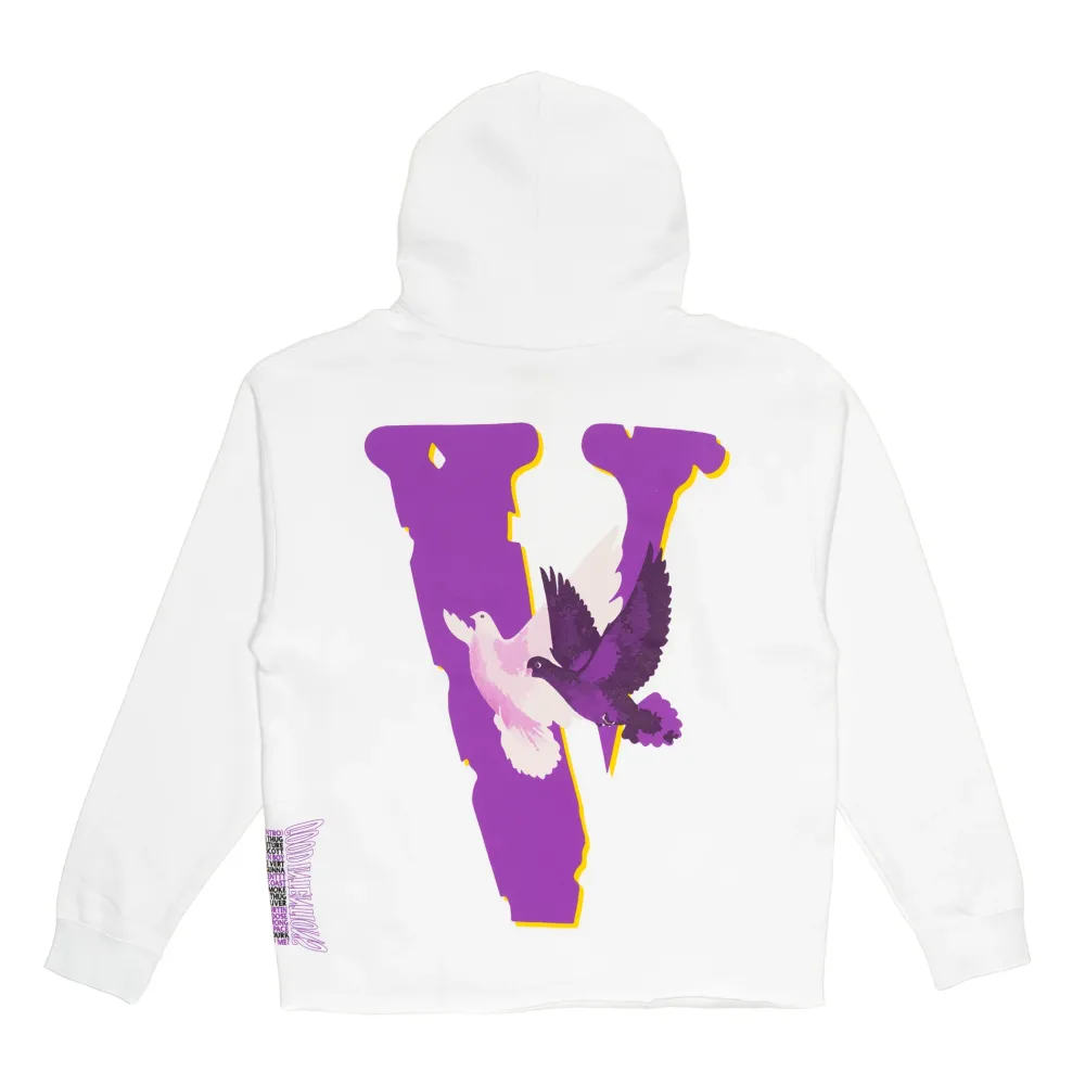 Nav x Vlone Doves Hoodie White | PLUS|Plus2 Clearance