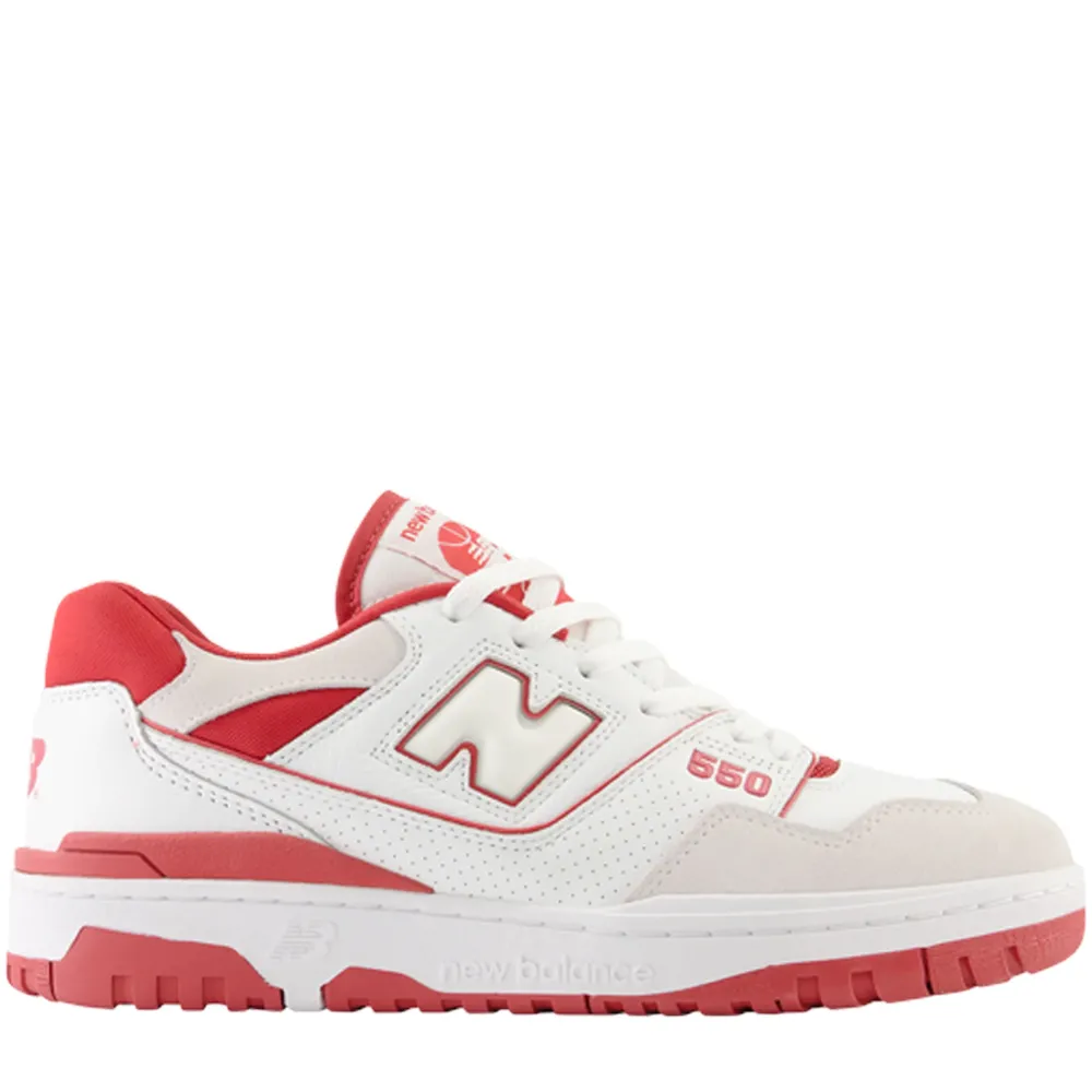 New Balance 550 White Terracotta Red ||Plus Clearance