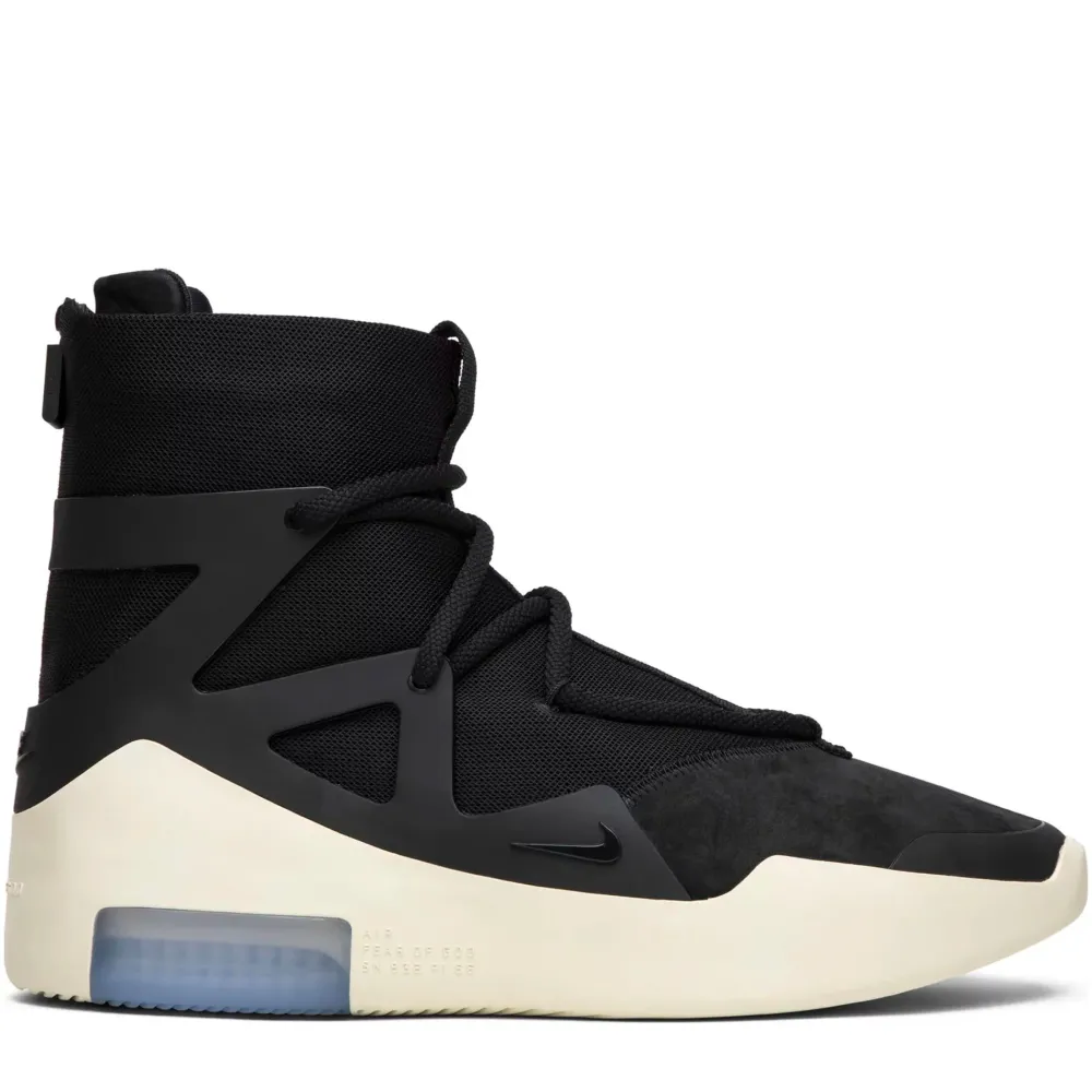 Nike Air Fear Of God 1 Black ||Plus Fashion