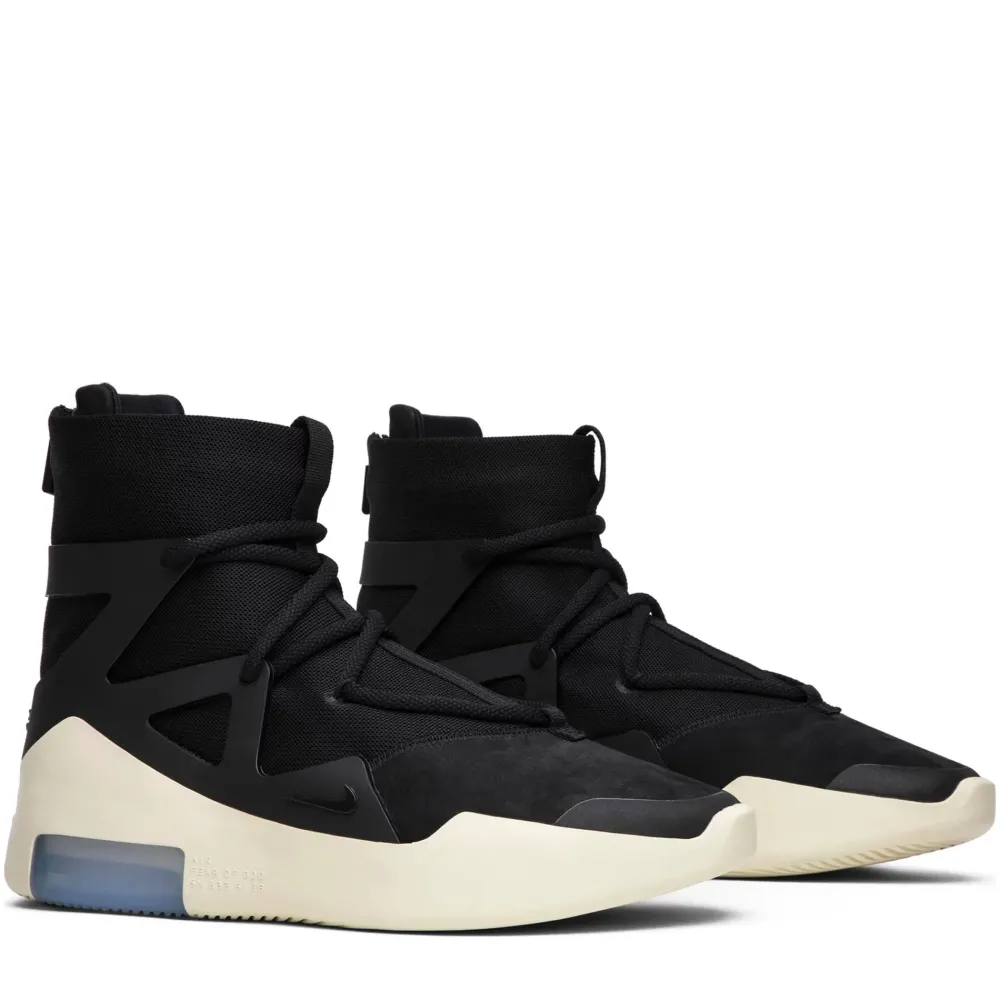Nike Air Fear Of God 1 Black ||Plus Fashion