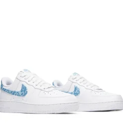 Nike Air Force 1 Low '07 Essential White Worn Blue Paisley (W) ||Plus Best