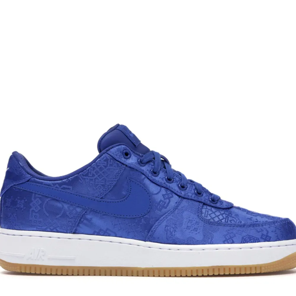 Nike Air Force 1 Low CLOT Blue Silk ||Plus Fashion
