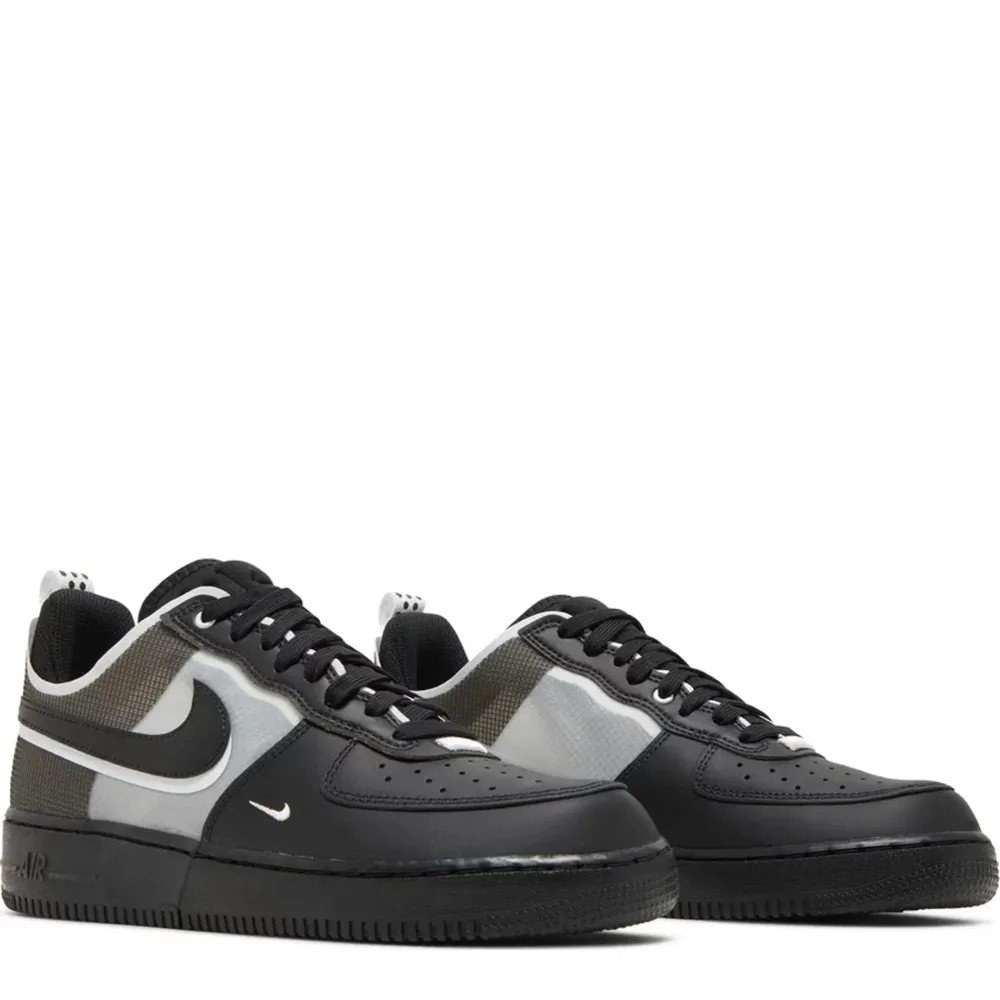Nike Air Force 1 Low React Black White ||Plus Best